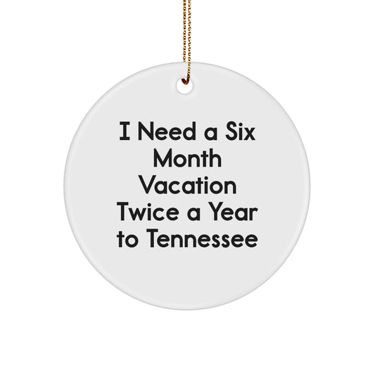 Tennessee Gifts from Friends Unique Ornament Ideas Funny Quote Gifts for Men Women Family - Image 1
