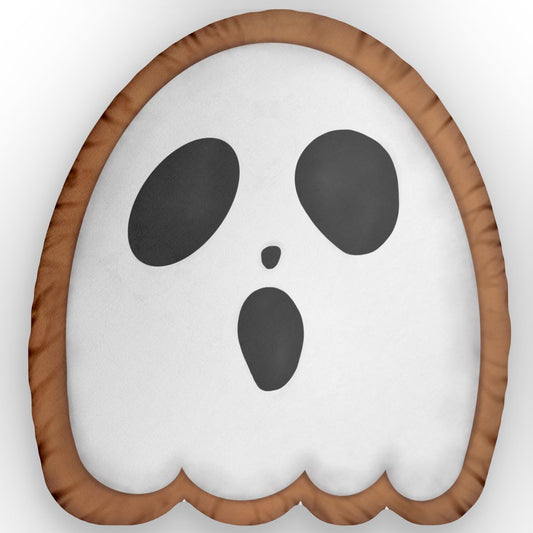 Halloween Sugar Cookie Ghost Pillow