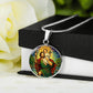 Saint Christopher Necklace or Keychain, Patron Saint of Travelers Jewelry, Catholic Travel Protection Pendant