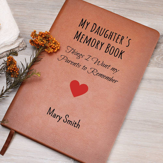 Personalized Memory Book - Son, Parents, Grandparents, Daughter