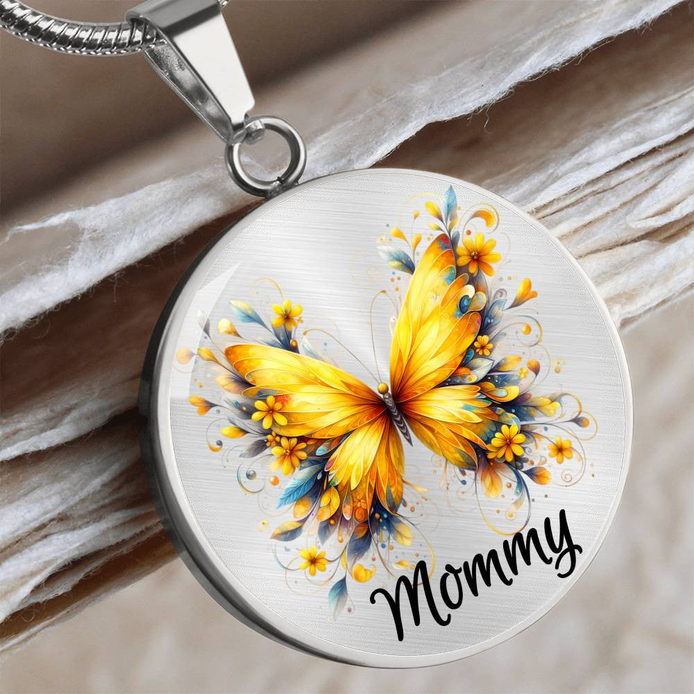 Mommy Butterfly Necklace