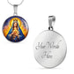 Immaculate Heart of Mary Necklace or Keychain, Catholic Marian Jewelry, Blessed Virgin Mary Pendant, Christian Faith Gift