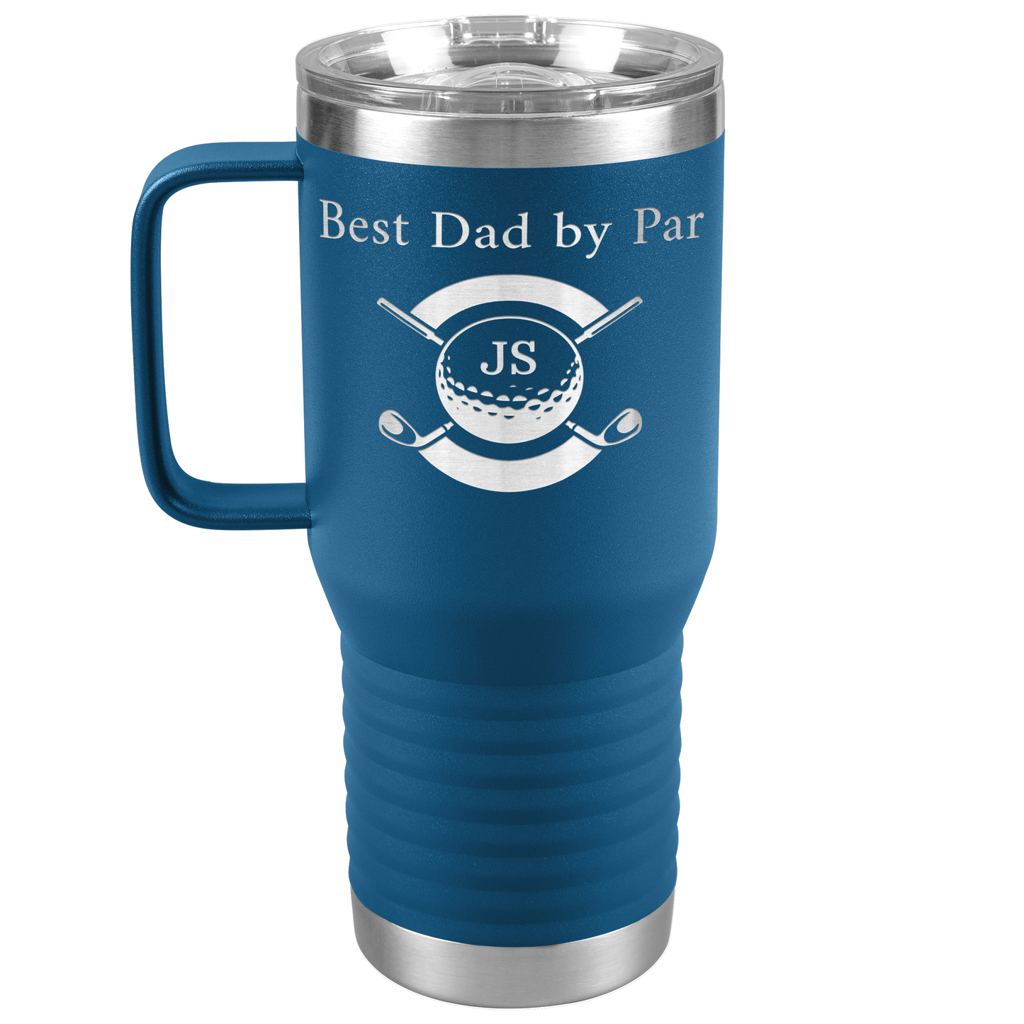 Monogramed Golf Ball Tumbler Gift for Dad