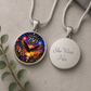 America 250 Years Necklace or Keychain Stained Glass Style Patriotic USA Eagle Commemorative Limited Edition