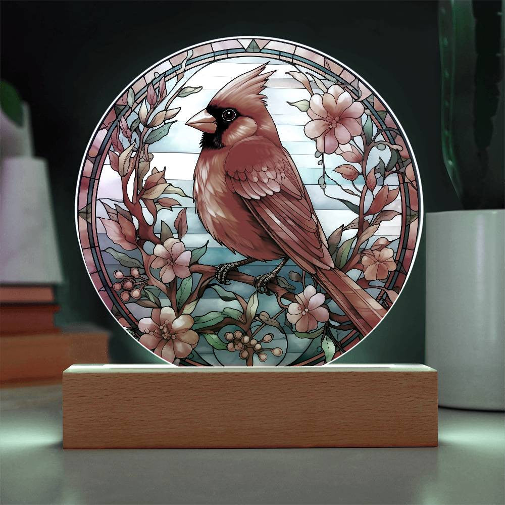 Personalized Cardinal Acrylic Plaque