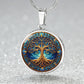 Stained Glass Tree of Life Necklace