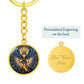 Archangel Michael Necklace or Keychain, Saint Michael Catholic Necklace, Protection Jewelry, Religious Keepsake Gift
