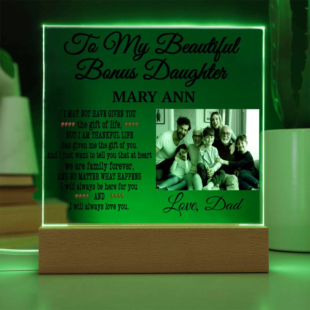 Step Daughter Gift from Dad