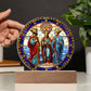 Three Kings Acrylic Circle Ornament and Plaque