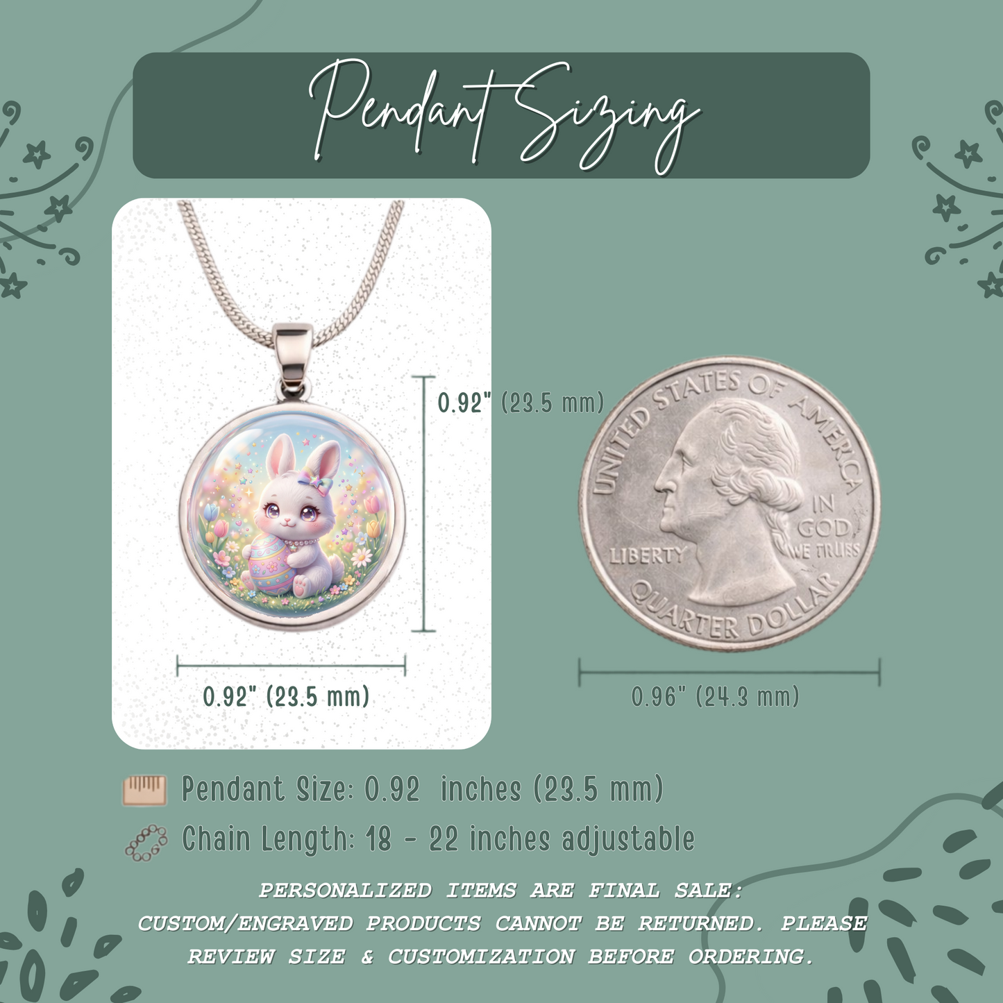 Cute Bunny Necklace or Keychain, Easter Bunny Jewelry, Pastel Rabbit Pendant for Teen Girl, Easter Basket Stuffer Gift