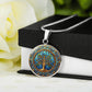 Stained Glass Tree of Life Necklace and Bracelet