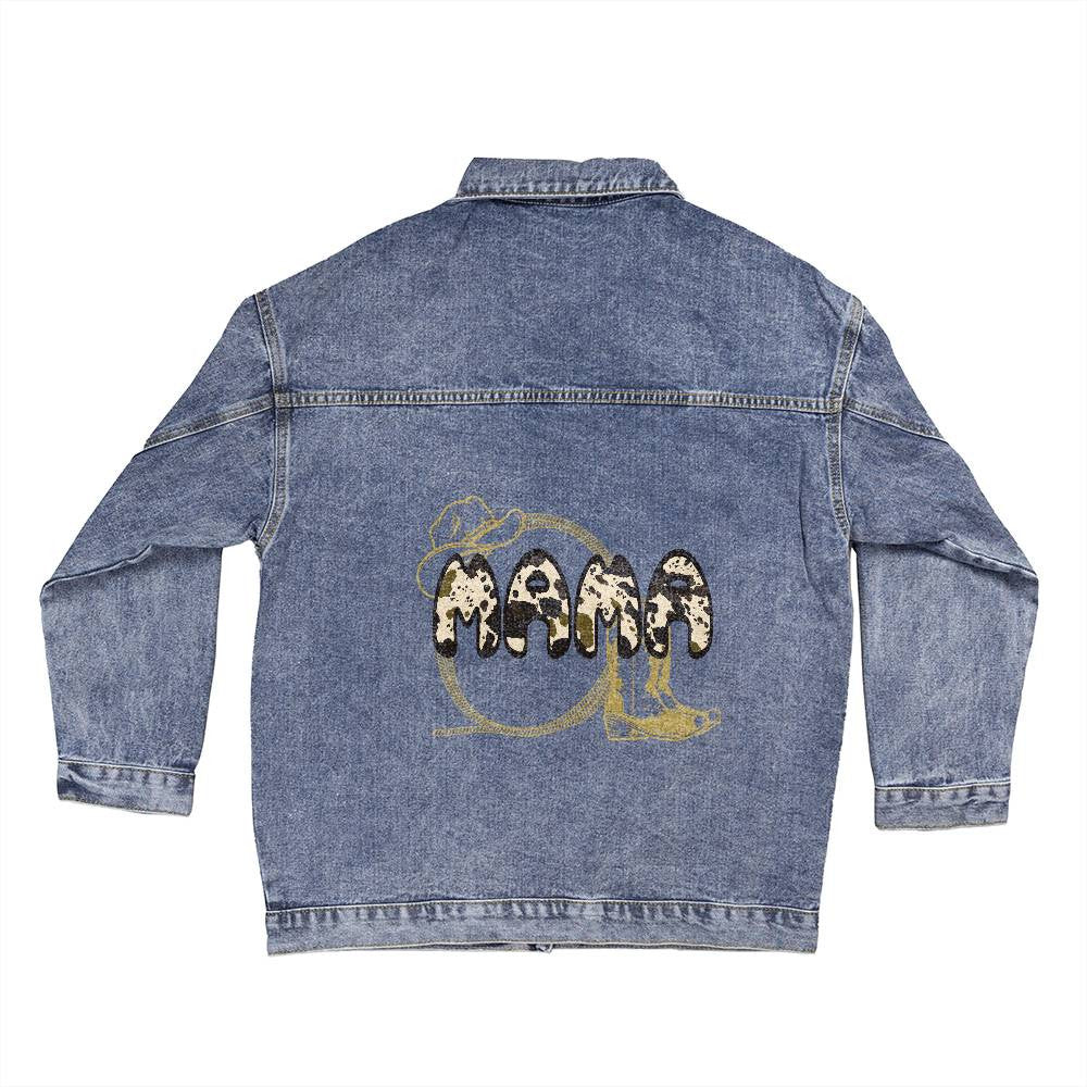 Custom Wrangler Mama Denim Jacket