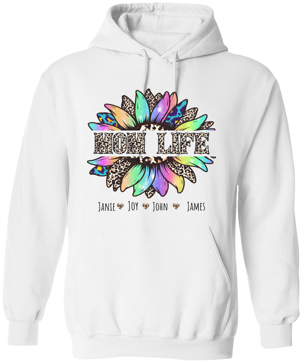 Personalized Mom Life Hoodie