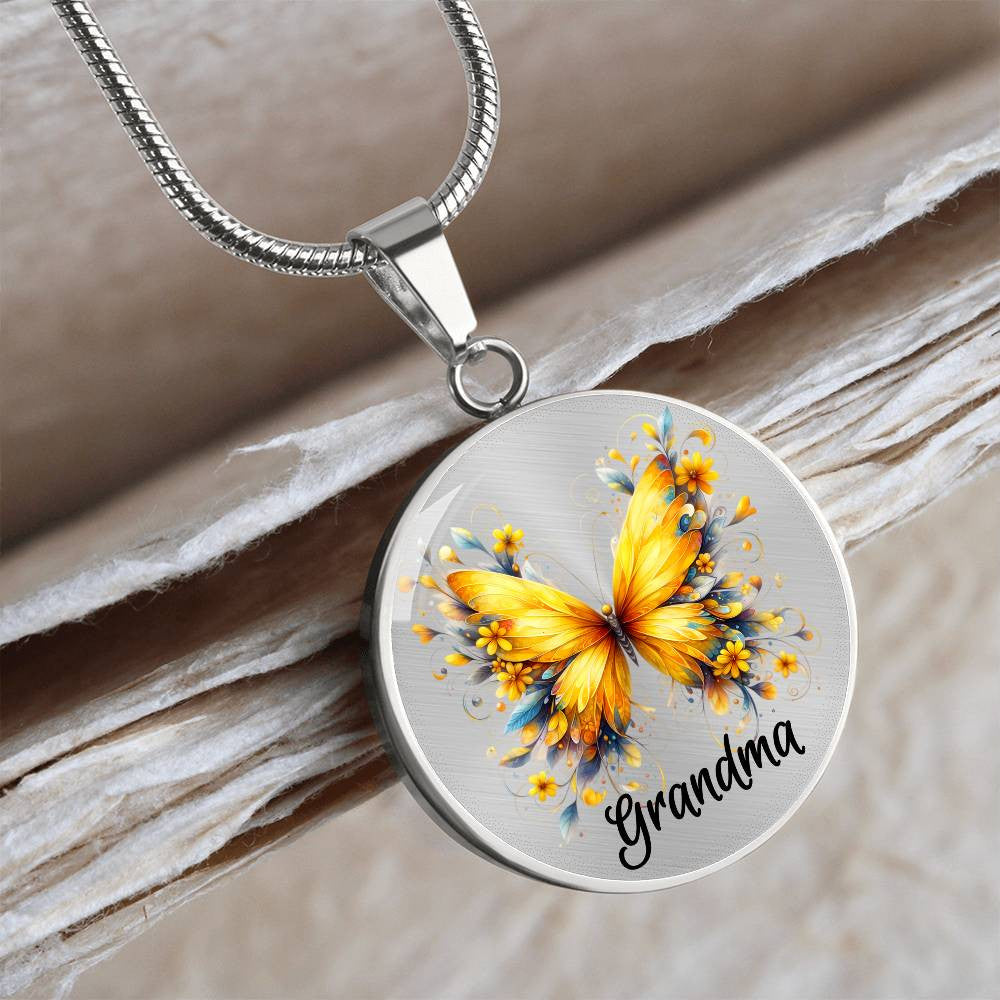 Mommy Butterfly Necklace