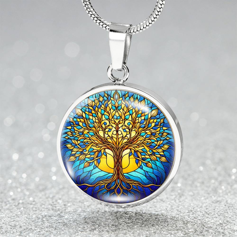 Stained Glass Jewelry - Necklace and Bangle