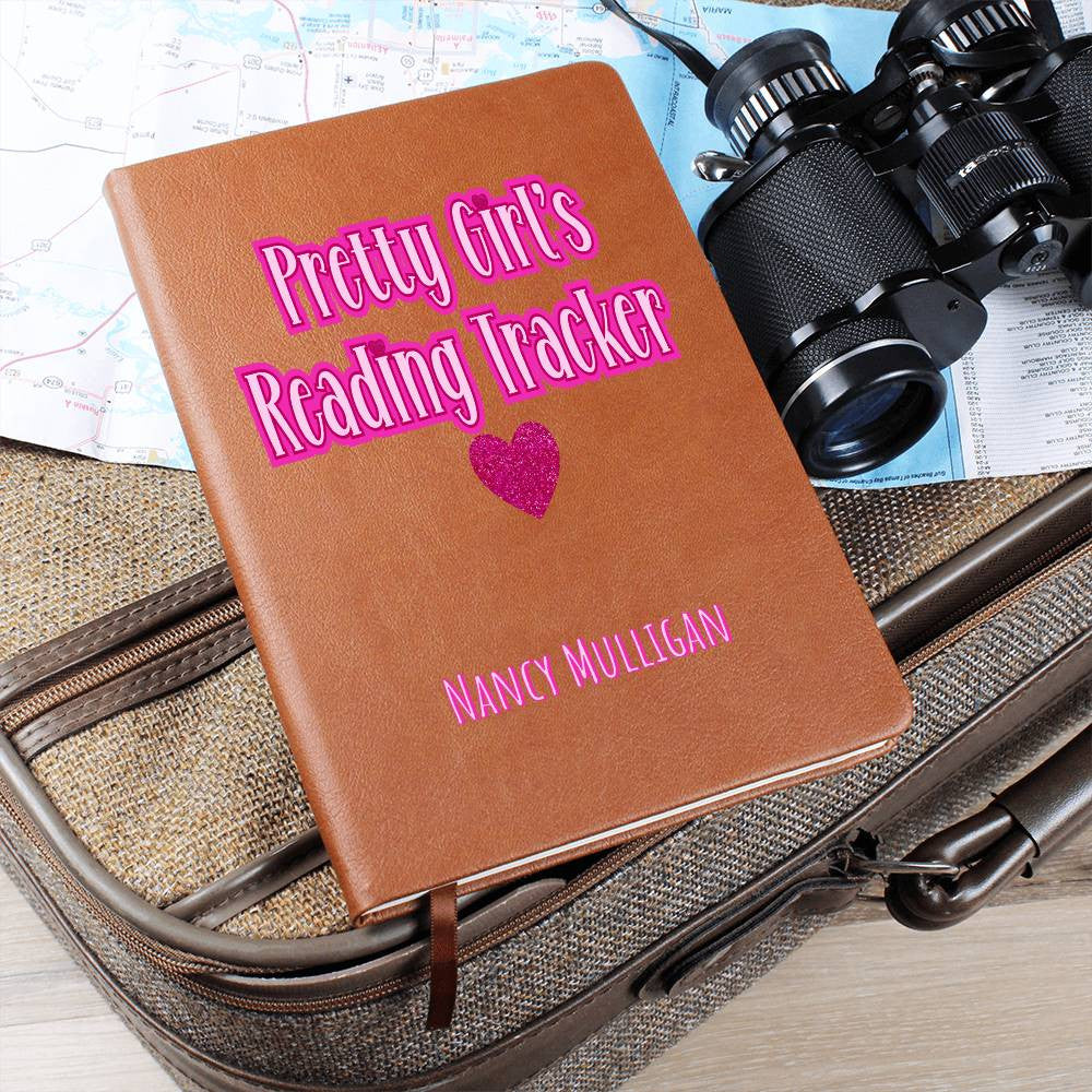 Personalized Pretty Girls Heart Reading Tracker Journal