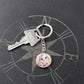 Cute Bunny Necklace or Keychain, Easter Bunny Jewelry, Pastel Rabbit Pendant for Teen Girl, Easter Basket Stuffer Gift