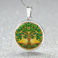 Stained Glass Tree of Life Jewelry - Silver and Gold