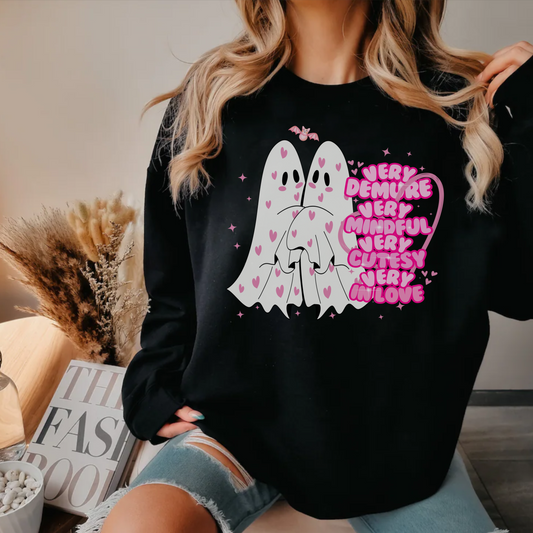 Very Demure Very Mindful Very Cutesy Sweatshirt - Trending on TikTok