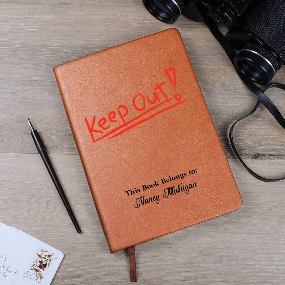 Personalized Keep Out Self Care Daily Journal