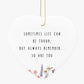 Stay Strong Ceramic Heart Ornaments