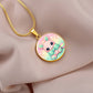 Crochet Bunny Necklace or Keychain, Cute Easter Bunny Jewelry, Kawaii Rabbit Pendant for Teen Girl, Easter Basket Stuffer Gift