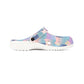Pastel Cat Print Garden Shoes for Adults & Kids – Lightweight EVA Slip-On Colorful Summer Sandals Water-Resistant Nurse Comfort & Walking