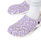 Lavender Daisy Garden Shoes for Adults & Kids – Lightweight EVA Slip-On Floral Summer Sandals Water-Resistant Nurse Comfort Walking Footwear