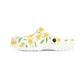 Yellow Blossom Garden Shoes for Adults & Kids – Lightweight EVA Slip-On Floral Spring Sandals Water-Resistant Nurse Comfort & Walking