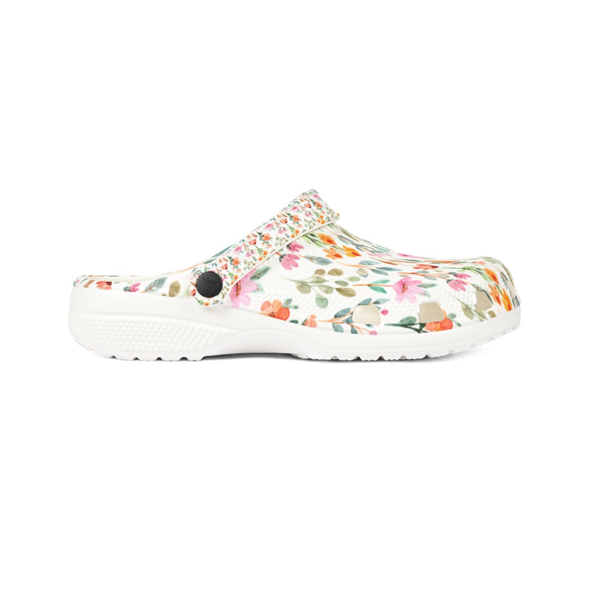 Sunset Bloom Garden Shoes for Adults & Kids – Lightweight EVA Slip-On Floral Summer Sandals Water-Resistant Nurse Comfort Walking Footwear