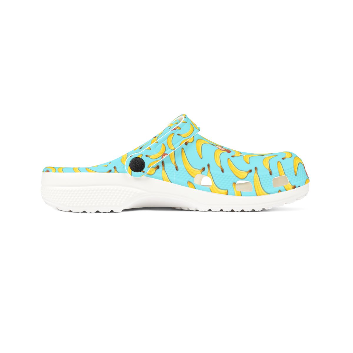 Banana Monkey Garden Shoes for Adults & Kids – Lightweight EVA Slip-On Summer Fruit Sandals Water-Resistant Nurse Comfort & Walking Footwear