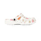 Pastel Ghost Pumpkin Garden Shoes for Adults & Kids – Lightweight EVA Slip-On Halloween Sandals Water-Resistant Nurse Comfort Footwear