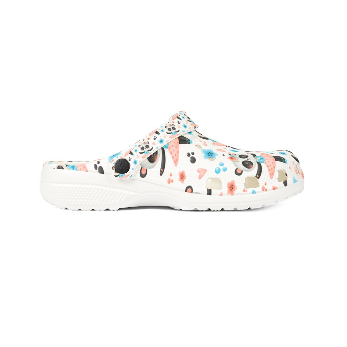 Ballerina Panda Garden Shoes for Adults & Kids – Lightweight EVA Slip-On Cute Dance Animal Sandals Water-Resistant Nurse Comfort & Walking