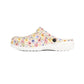 Floral Meadow Garden Shoes for Adults & Kids – Multicolor Wildflower EVA Slip-On Summer Beach Sandals Lightweight Nurse Comfort Footwear