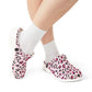 Pink Leopard Print Garden Shoes for Adults & Kids – Lightweight EVA Slip-On Trendy Animal Sandals Water-Resistant Nurse Comfort & Walking
