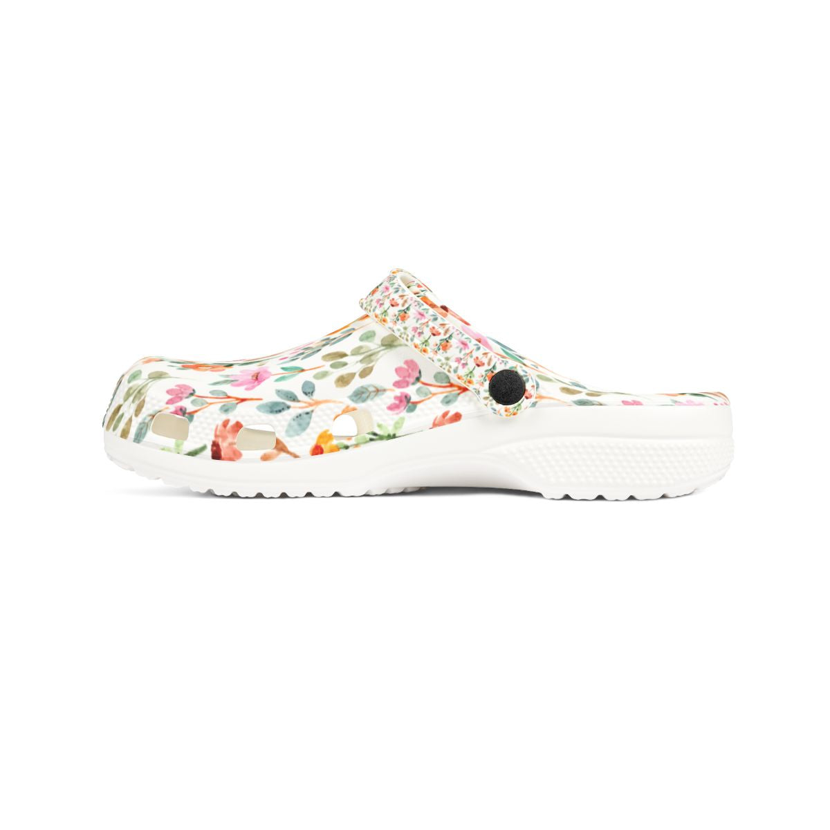 Sunset Bloom Garden Shoes for Adults & Kids – Lightweight EVA Slip-On Floral Summer Sandals Water-Resistant Nurse Comfort Walking Footwear