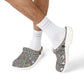 Confetti Leopard Garden Shoes for Adults & Kids – Lightweight EVA Slip-On Colorful Animal Sandals Water-Resistant Nurse Comfort & Walking