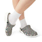 Confetti Leopard Garden Shoes for Adults & Kids – Lightweight EVA Slip-On Colorful Animal Sandals Water-Resistant Nurse Comfort & Walking