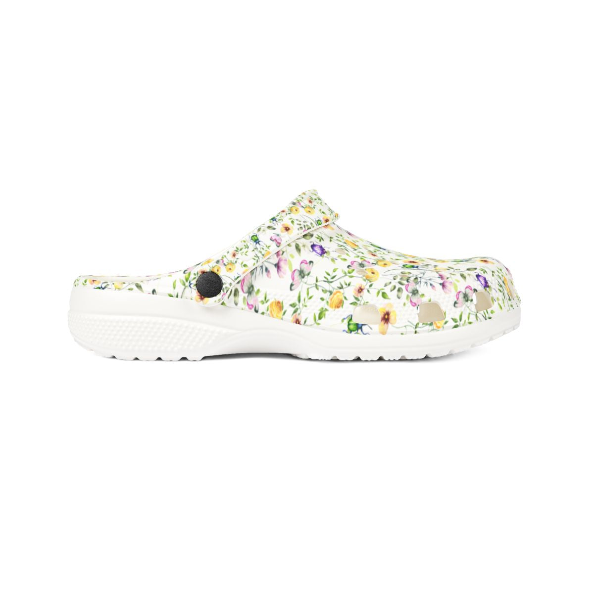 Wildflower Field Garden Shoes for Adults & Kids – Lightweight EVA Slip-On Floral Summer Sandals Water-Resistant Nurse Walking Comfort