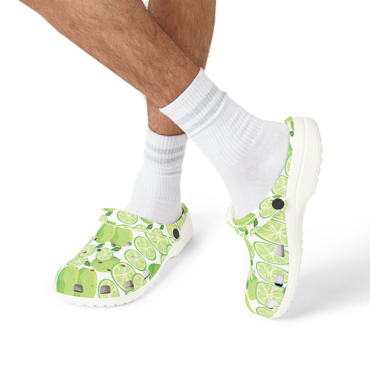 Lime Garden Shoes for Adults & Kids – Lightweight EVA Slip-On Summer Fruit Sandals Water-Resistant Nurse Comfort Footwear