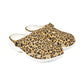 Classic Leopard Garden Shoes for Adults & Kids – Lightweight EVA Slip-On Animal Print Sandals Water-Resistant Nurse Comfort & Walking