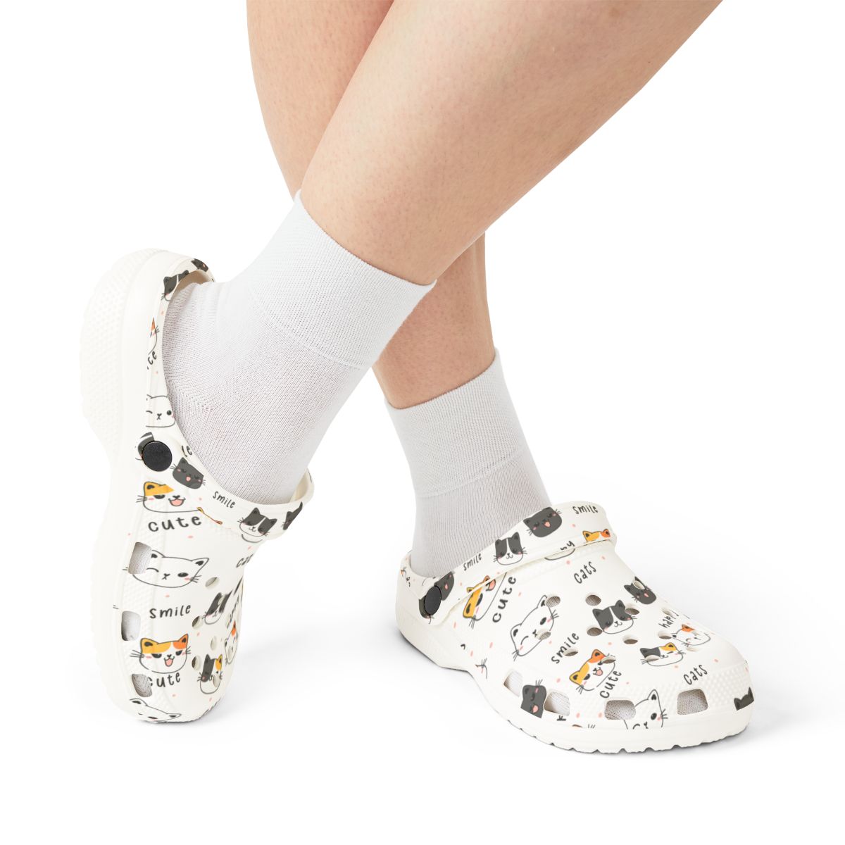 Happy Cat Garden Shoes for Adults & Kids – Lightweight EVA Slip-On Cute Kawaii Animal Sandals Water-Resistant Nurse Comfort & Walking