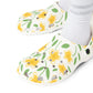 Yellow Blossom Garden Shoes for Adults & Kids – Lightweight EVA Slip-On Floral Spring Sandals Water-Resistant Nurse Comfort & Walking