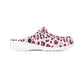 Pink Leopard Print Garden Shoes for Adults & Kids – Lightweight EVA Slip-On Trendy Animal Sandals Water-Resistant Nurse Comfort & Walking