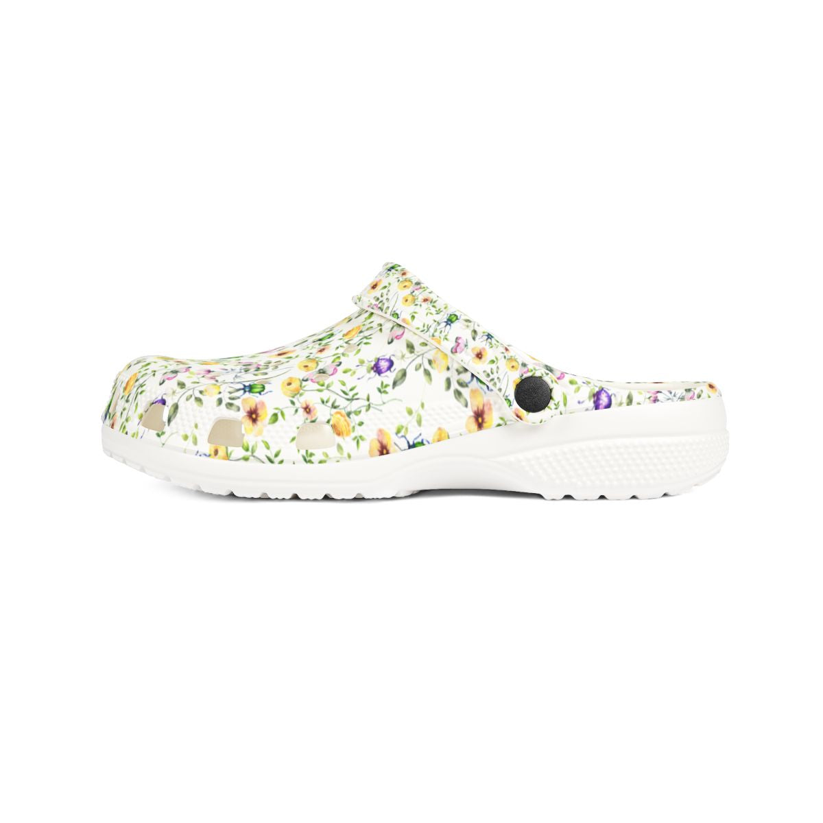 Wildflower Field Garden Shoes for Adults & Kids – Lightweight EVA Slip-On Floral Summer Sandals Water-Resistant Nurse Walking Comfort