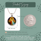 Divine Mercy Jesus Necklace or Keychain, Catholic Jesus I Trust in You Jewelry, Christian Faith Pendant Gift