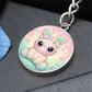 Cute Bunny Necklace or Keychain, Kawaii Easter Bunny Jewelry, Pastel Rabbit Pendant for Teen Girl, Easter Basket Stuffer Gift