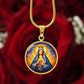 Immaculate Heart of Mary Necklace or Keychain, Catholic Marian Jewelry, Blessed Virgin Mary Pendant, Christian Faith Gift