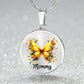 Mommy Butterfly Necklace