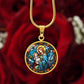 Virgin Mary Necklace or Keychain, Mary and Baby Jesus Jewelry, Catholic Necklace for Women, Christian Gift, Religious Pendant